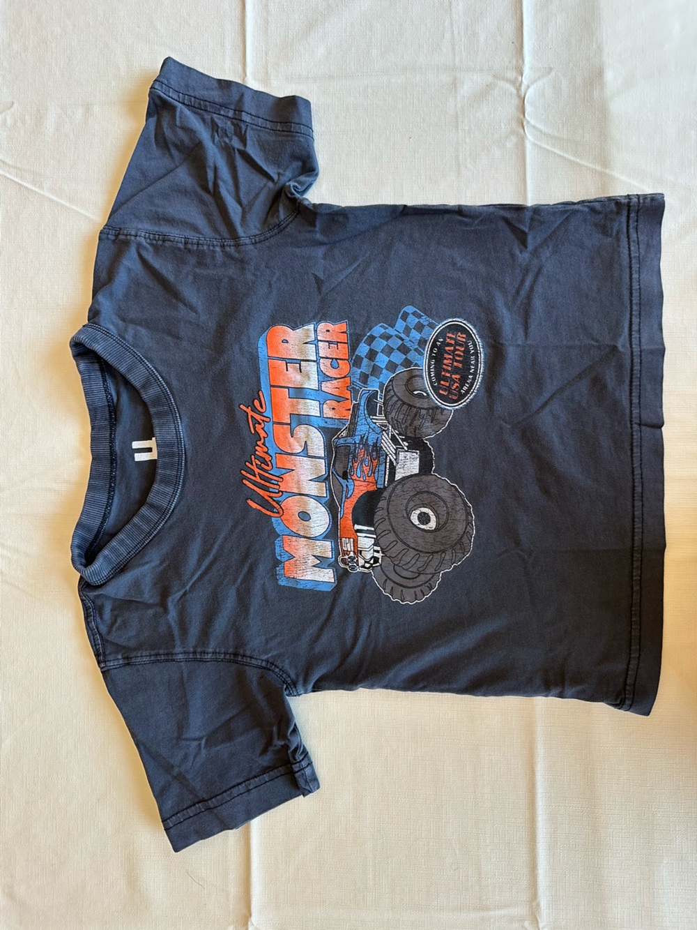 Cotton On Navy Short-Sleeve 'Ultimate Monster Racer' Graphic Tee